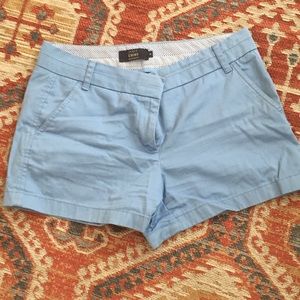 J Crew blue chino shorts